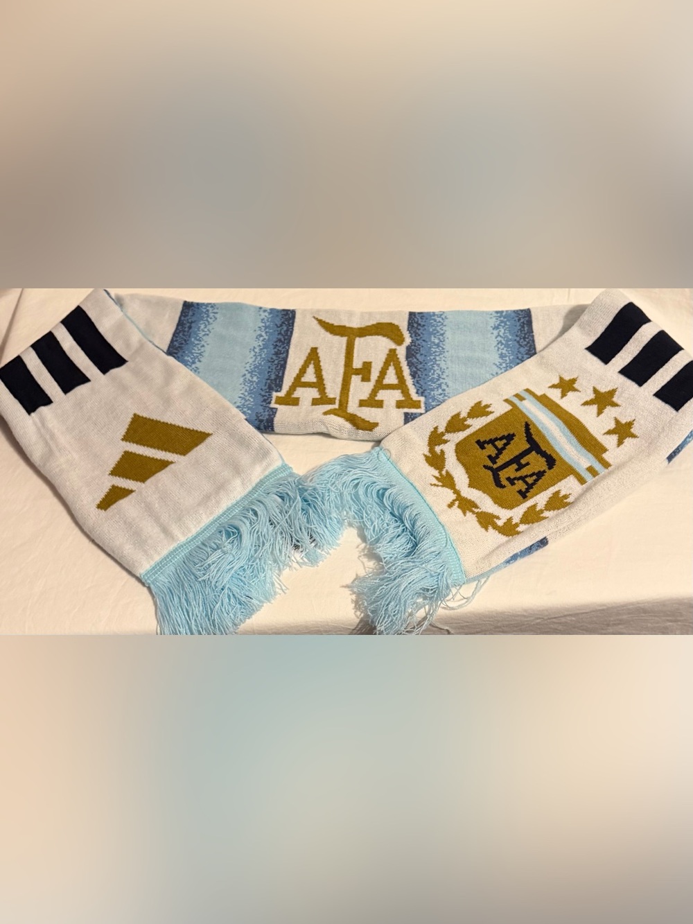 Adidas AFA Argentina National Team 2026 World Cup Scarf KE1385 OS.